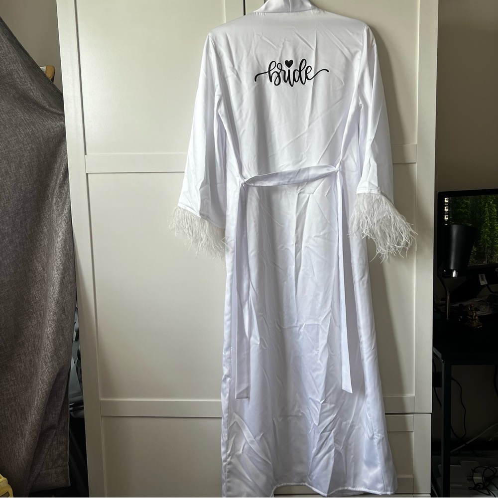 White Bride Robe